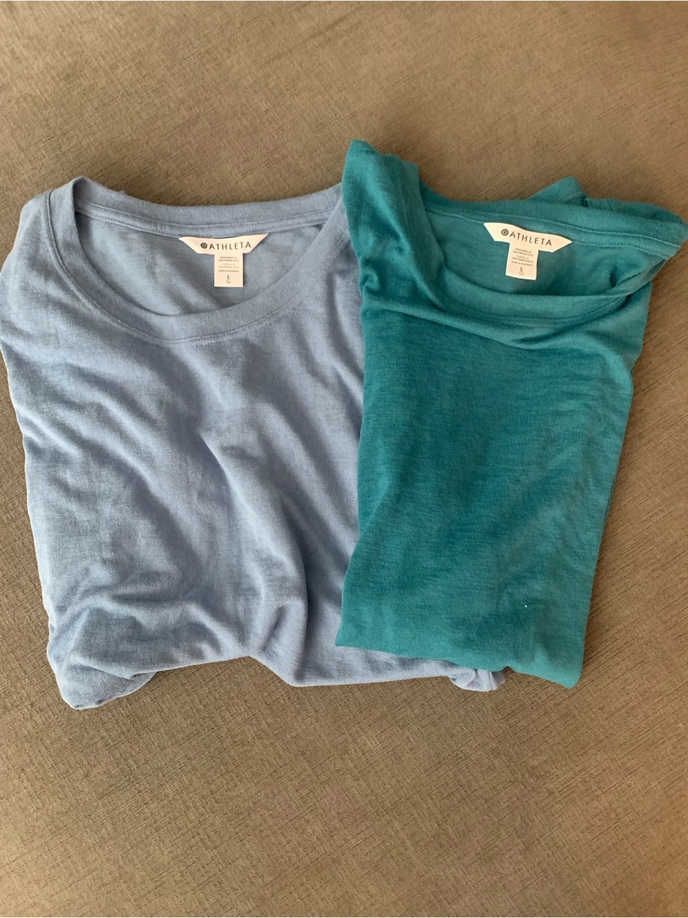 Athleta long Tank Tops -2 Size Large